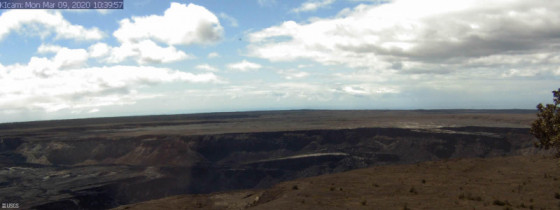 Slika pregleda web-kamere Kilauea - Halema'uma'u Crater